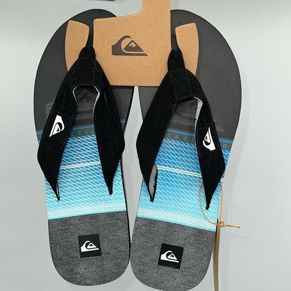 Quiksilver Other - Quicksilver Men’s Size 13 Dune Black flip flops